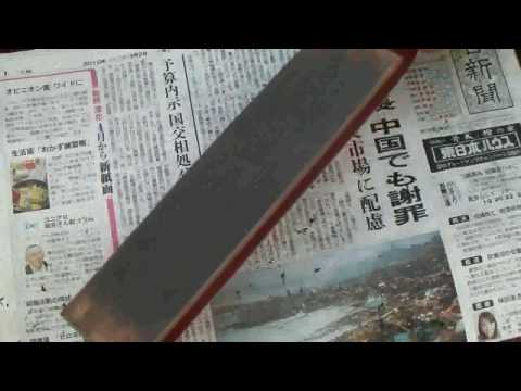 Japanese man shares his knife sharpening techniques