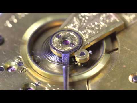 Soft-spoken closeup tour of an 1899 Elgin pocket watch