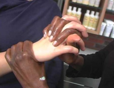 Kiehl’s Hand Massage using Creams