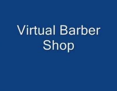 Virtual barber shop and haircut