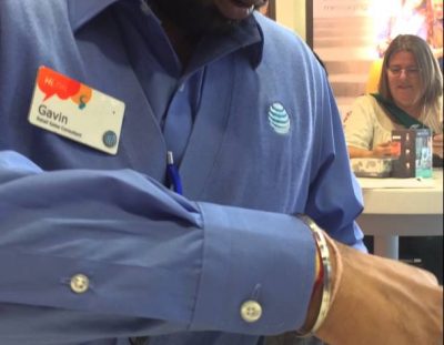 iPhone 6+ Gold screen protector application