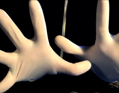 ASMR Rubber Latex Glove Sounds & Hand Movements! (Binaural)