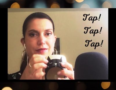 Intense tapping/scratching sounds + close up whispering ASMR