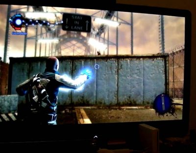 PS3 Infamous Gameplay with Controller Sounds