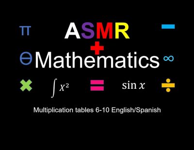 ASMR multiplication tables English Spanish part 2