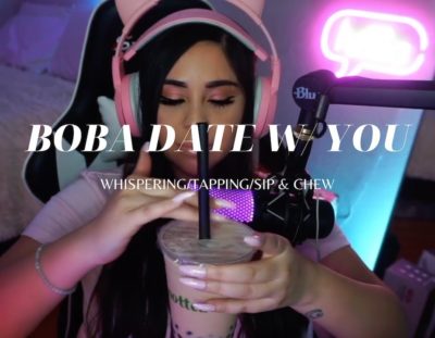 [ASMR] | GF SHARES A BOBA DRINK WITH YOU