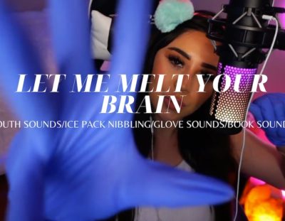 [ASMR] | Making your brain melt with Mouth Sound, Ice Pack Nibbling, Book Sounds, ECT.