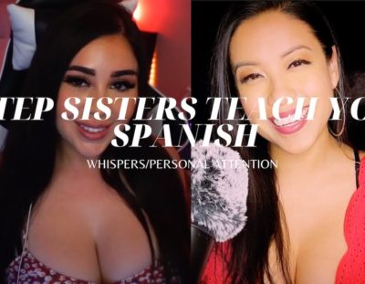 [ASMR] | Step Sisters Teach You Spanish – FT. The Filipina Latina ASMR! Learning + Tingly!
