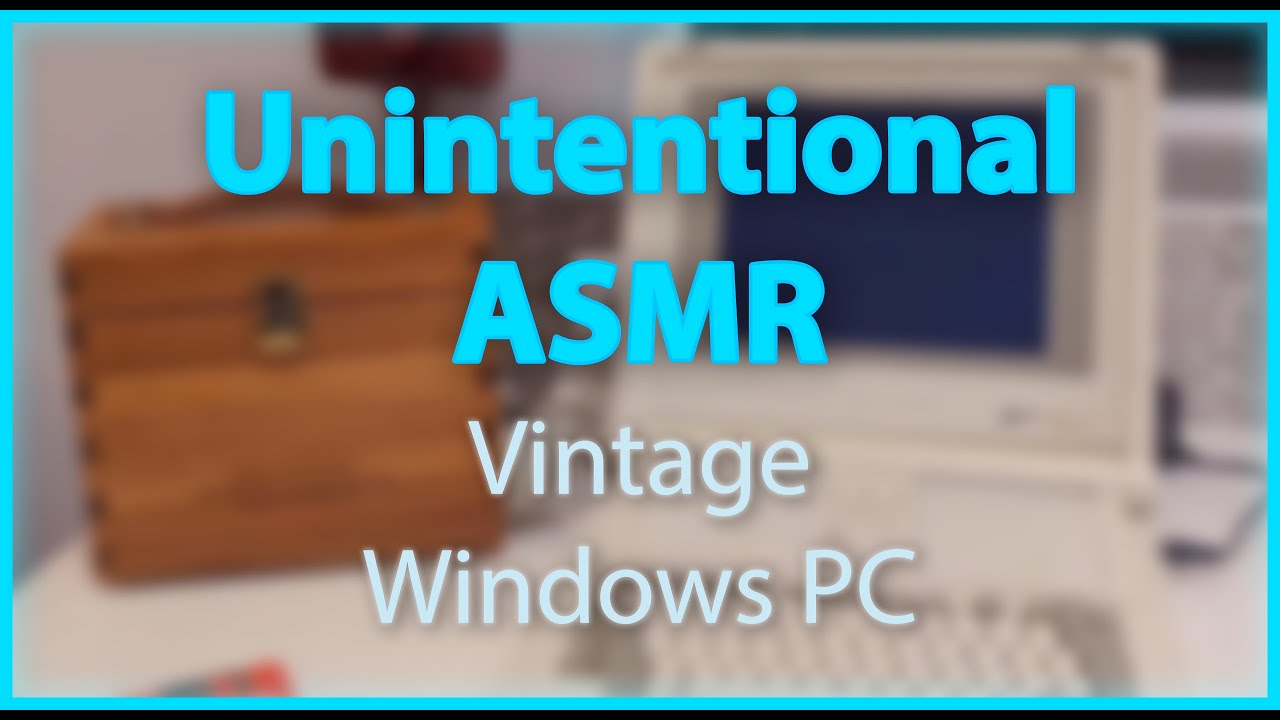 [Unintentional ASMR][Voiceless] Vintage Computer booting up Windows 1. ...