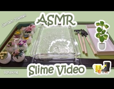 Garden Themed Slime Video, Charms, Accessories, New ASMR Channel